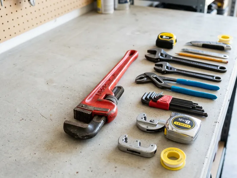 Professional plumbers in Paris, ID equipped with top-tier tools for residential and commercial plumbing services.